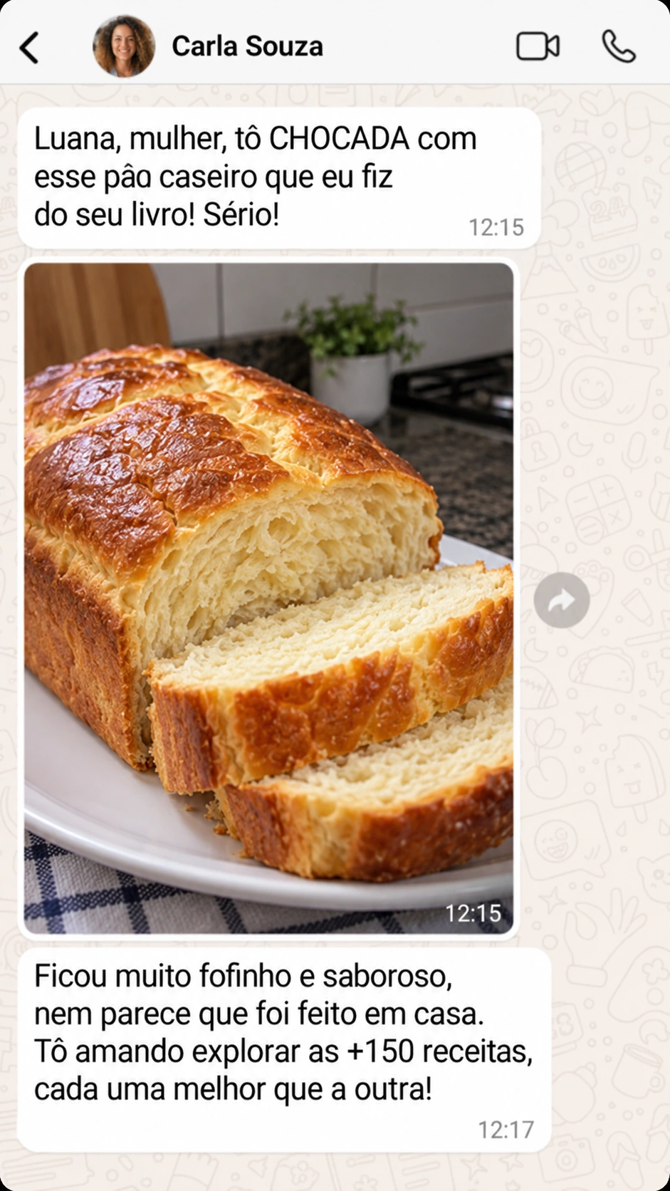 Depoimento sobre pão caseiro 4
